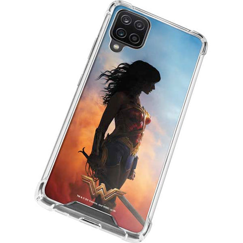 DC Comics Wonder Woman Movie Poster Stance Pose Galaxy A12 Clear Case