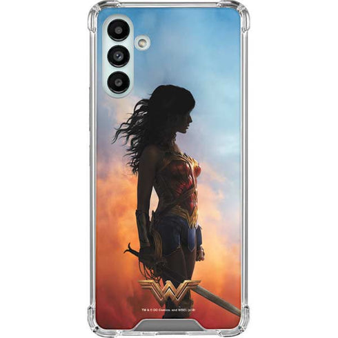 DC Comics Wonder Woman Movie Poster Stance Pose Galaxy A13 5G Clear Case
