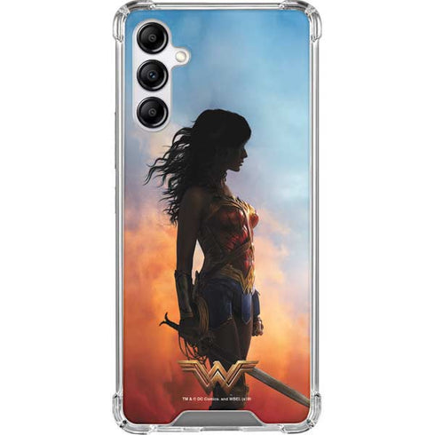 DC Comics Wonder Woman Movie Poster Stance Pose Galaxy A14 5G Clear Case