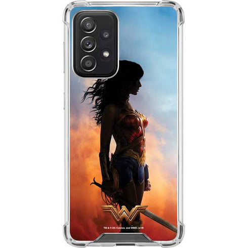 DC Comics Wonder Woman Movie Poster Stance Pose Galaxy A52 5G Clear Case