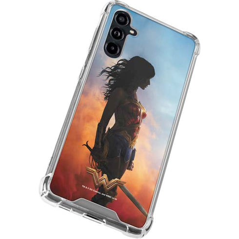 DC Comics Wonder Woman Movie Poster Stance Pose Galaxy A54 5G Clear Case