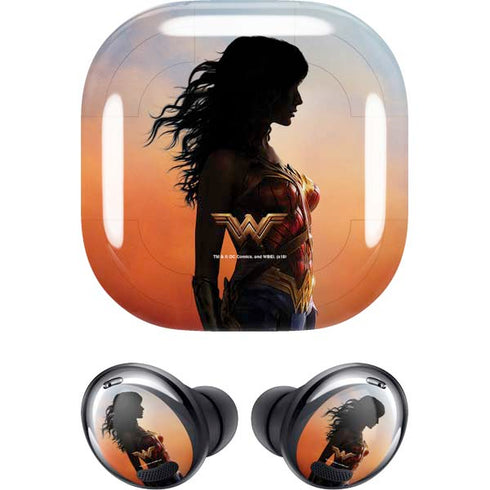DC Comics Wonder Woman Movie Poster Stance Pose Galaxy Buds Pro Skin