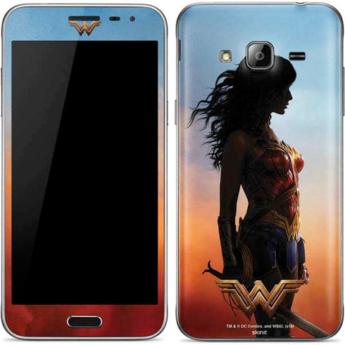 DC Comics Wonder Woman Movie Poster Stance Pose Galaxy J3 Skin