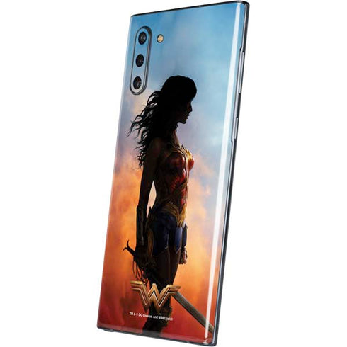 DC Comics Wonder Woman Movie Poster Stance Pose Galaxy Note 10 Skin