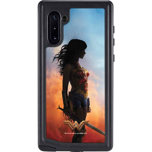 DC Comics Wonder Woman Movie Poster Stance Pose Galaxy Note 10 Waterproof Case