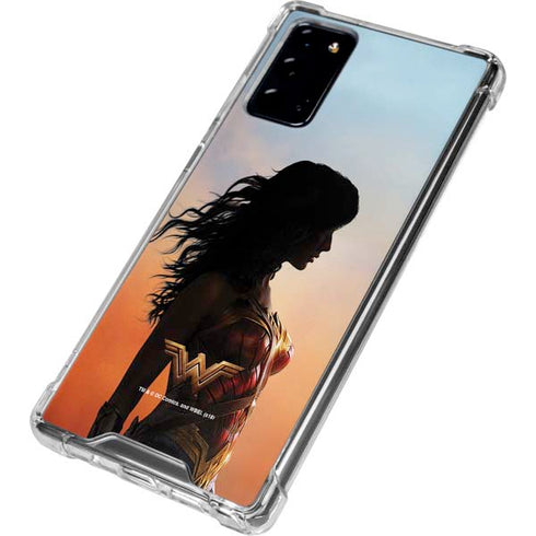 DC Comics Wonder Woman Movie Poster Stance Pose Galaxy Note20 5G Clear Case