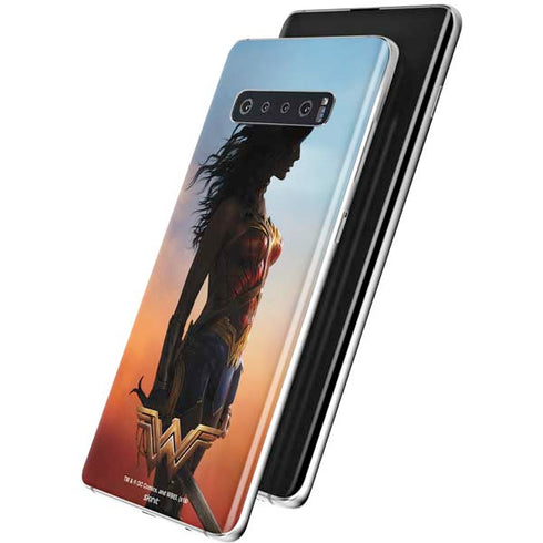 DC Comics Wonder Woman Movie Poster Stance Pose Galaxy S10 Skin