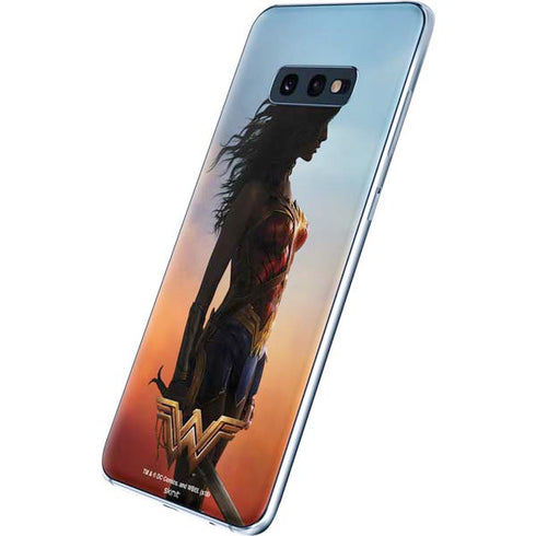 DC Comics Wonder Woman Movie Poster Stance Pose Galaxy S10e Skin
