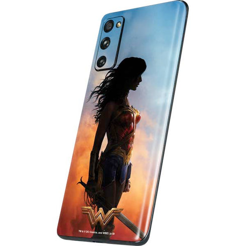 DC Comics Wonder Woman Movie Poster Stance Pose Galaxy S20 Fan Edition Skin