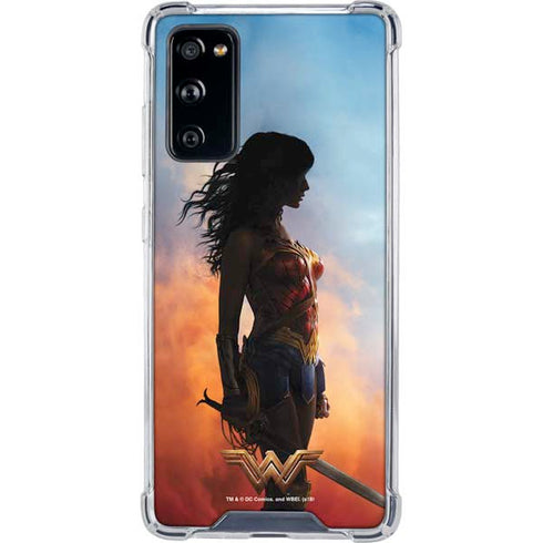 DC Comics Wonder Woman Movie Poster Stance Pose Galaxy S20 FE Clear Case