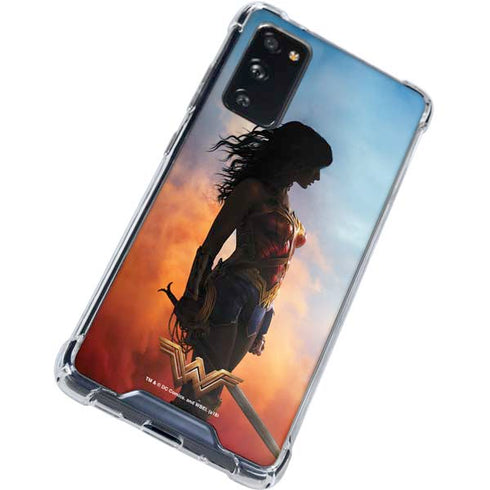 DC Comics Wonder Woman Movie Poster Stance Pose Galaxy S20 FE Clear Case