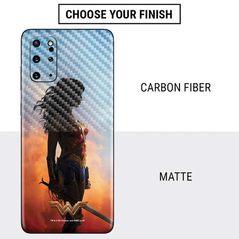 DC Comics Wonder Woman Movie Poster Stance Pose Galaxy S20 Plus Skin