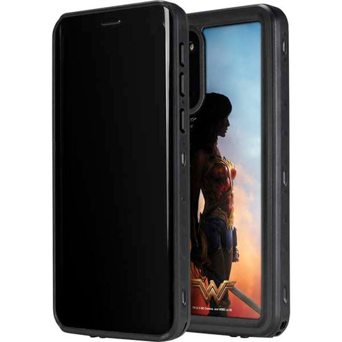 DC Comics Wonder Woman Movie Poster Stance Pose Galaxy S20 Plus Waterproof Case