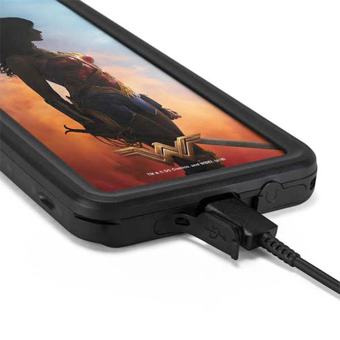 DC Comics Wonder Woman Movie Poster Stance Pose Galaxy S20 Plus Waterproof Case