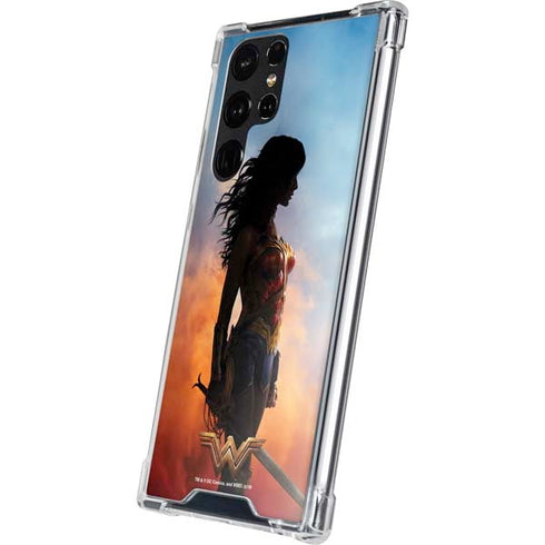 DC Comics Wonder Woman Movie Poster Stance Pose Galaxy S22 Ultra Clear Case