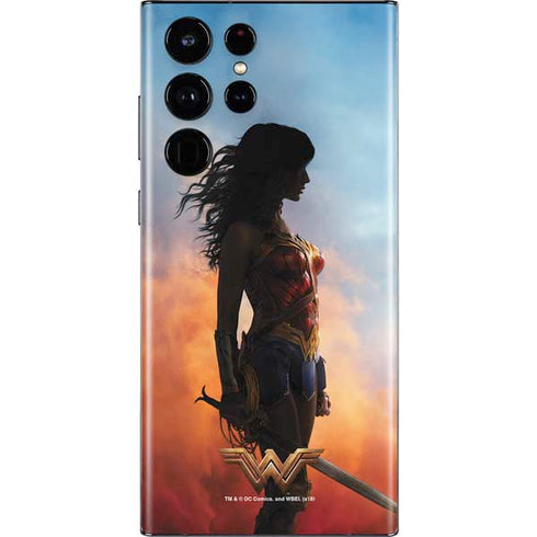 DC Comics Wonder Woman Movie Poster Stance Pose Galaxy S22 Ultra Skin