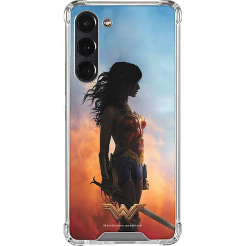 DC Comics Wonder Woman Movie Poster Stance Pose Galaxy S23 Plus Clear Case
