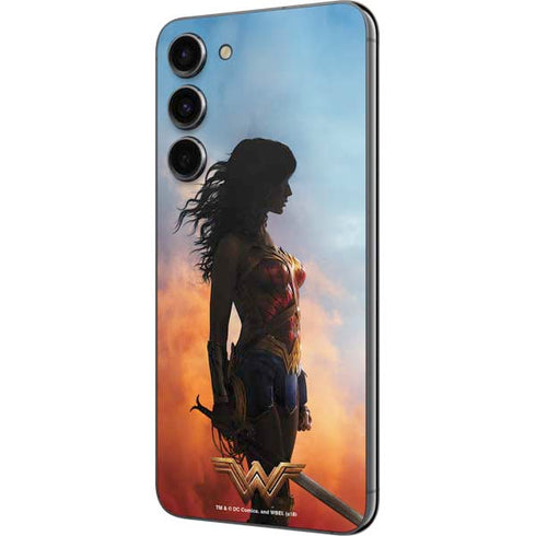 DC Comics Wonder Woman Movie Poster Stance Pose Galaxy S23 Plus Skin