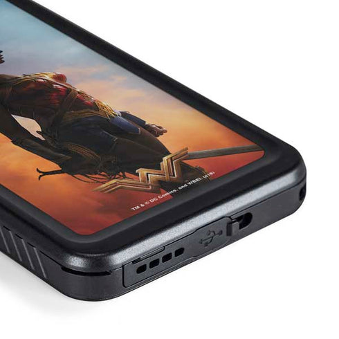 DC Comics Wonder Woman Movie Poster Stance Pose Galaxy S23 Plus Waterproof Case