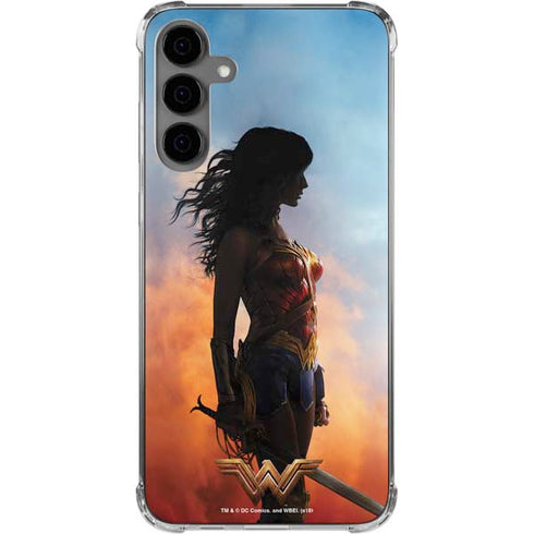 DC Comics Wonder Woman Movie Poster Stance Pose Galaxy S24 Plus Clear Case