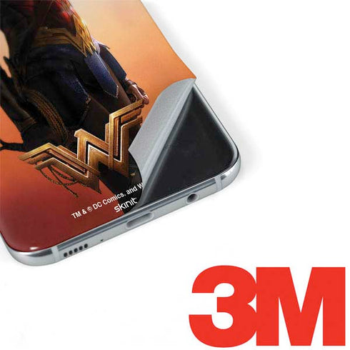 DC Comics Wonder Woman Movie Poster Stance Pose Galaxy S8 Skin