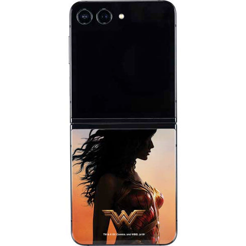 DC Comics Wonder Woman Movie Poster Stance Pose Galaxy Z Flip5 5G Skin