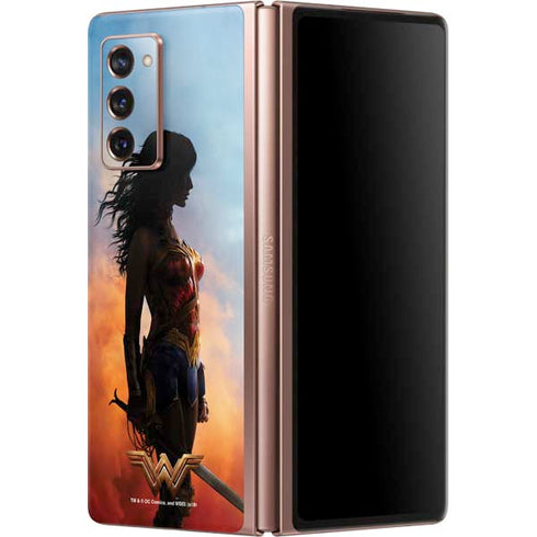 DC Comics Wonder Woman Movie Poster Stance Pose Galaxy Z Fold2 5G Skin
