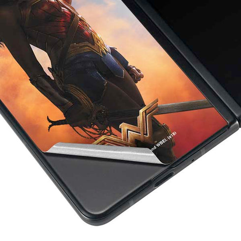 DC Comics Wonder Woman Movie Poster Stance Pose Galaxy Z Fold4 5G Skin