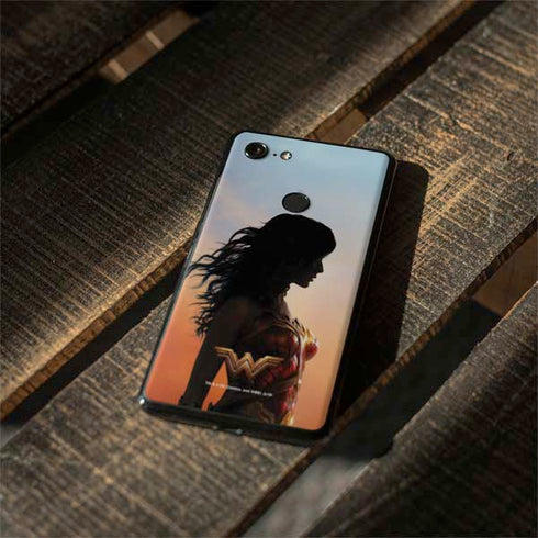 DC Comics Wonder Woman Movie Poster Stance Pose Google Pixel 3 XL Skin