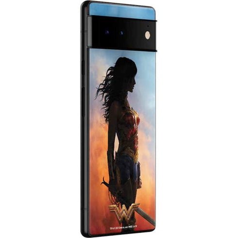 DC Comics Wonder Woman Movie Poster Stance Pose Google Pixel 6 Pro Skin
