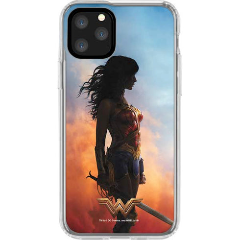 DC Comics Wonder Woman Movie Poster Stance Pose iPhone 11 Pro Clear Case