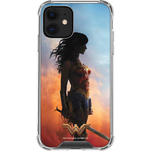 DC Comics Wonder Woman Movie Poster Stance Pose iPhone 12 Clear Case