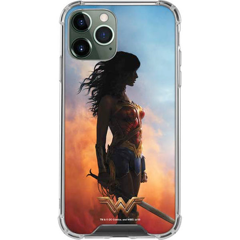 DC Comics Wonder Woman Movie Poster Stance Pose iPhone 12 Pro Clear Case