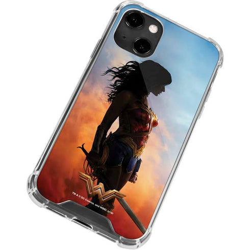 DC Comics Wonder Woman Movie Poster Stance Pose iPhone 14 Clear Case