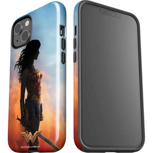 DC Comics Wonder Woman Movie Poster Stance Pose iPhone 15 Plus Impact Case