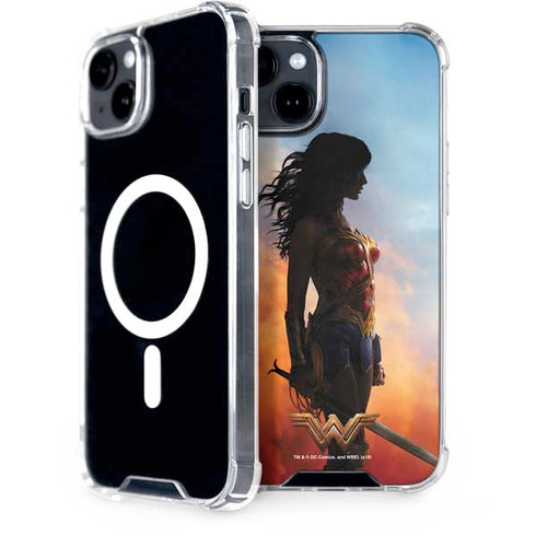DC Comics Wonder Woman Movie Poster Stance Pose iPhone 15 Plus MagSafe Case