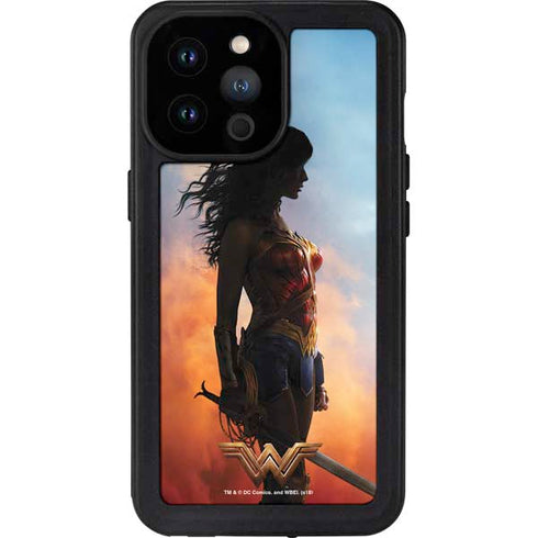 DC Comics Wonder Woman Movie Poster Stance Pose iPhone 14 Pro Max Waterproof Case