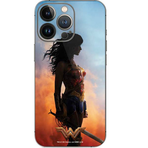DC Comics Wonder Woman Movie Poster Stance Pose iPhone 14 Pro Skin