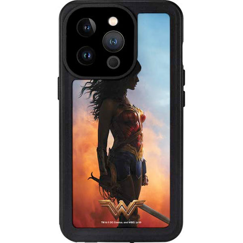 DC Comics Wonder Woman Movie Poster Stance Pose iPhone 14 Pro Waterproof Case