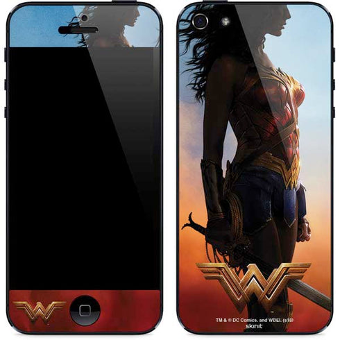 DC Comics Wonder Woman Movie Poster Stance Pose iPhone 5/5s/5SE Skin