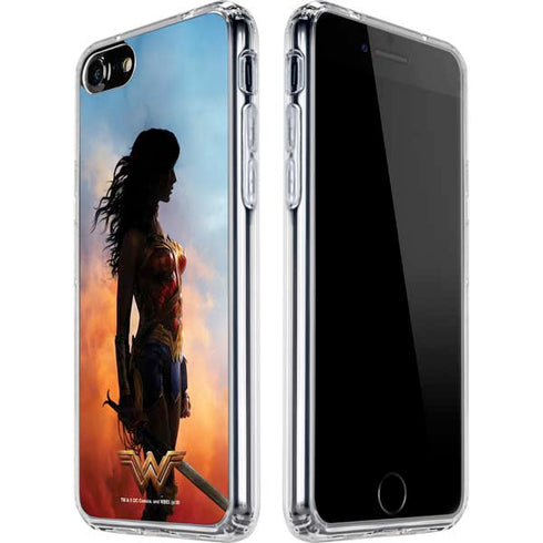 DC Comics Wonder Woman Movie Poster Stance Pose iPhone SE (2nd & 3rd Gen) Clear Case