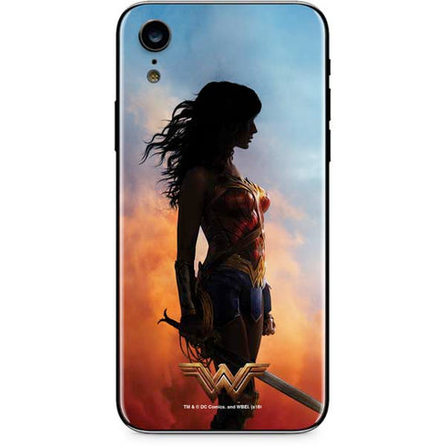 DC Comics Wonder Woman Movie Poster Stance Pose iPhone XR Skin