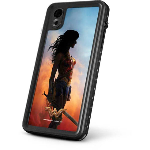 DC Comics Wonder Woman Movie Poster Stance Pose iPhone XR Waterproof Case
