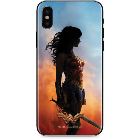 DC Comics Wonder Woman Movie Poster Stance Pose iPhone XS Skin