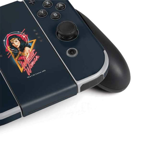 Wonder Woman 1984 (2020) Character Movie Poster Nintendo Switch OLED (2021) Skin