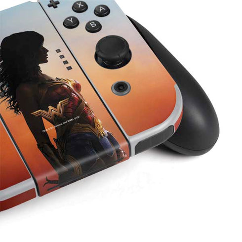 DC Comics Wonder Woman Movie Poster Stance Pose Nintendo Switch OLED (2021) Skin