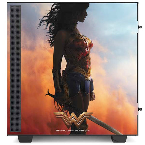 DC Comics Wonder Woman Movie Poster Stance Pose NZXT H510 Compact ATX Mid-Tower Case Skin