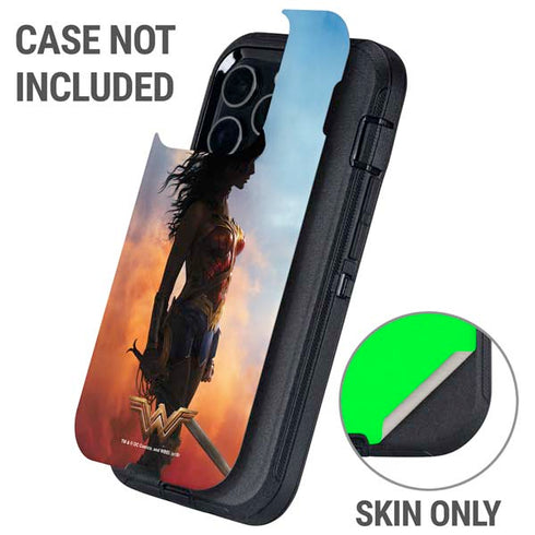 DC Comics Wonder Woman Movie Poster Stance Pose Otterbox Defender iPhone Skin