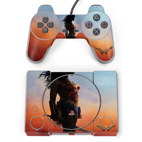 DC Comics Wonder Woman Movie Poster Stance Pose PlayStation Classic Bundle Skin