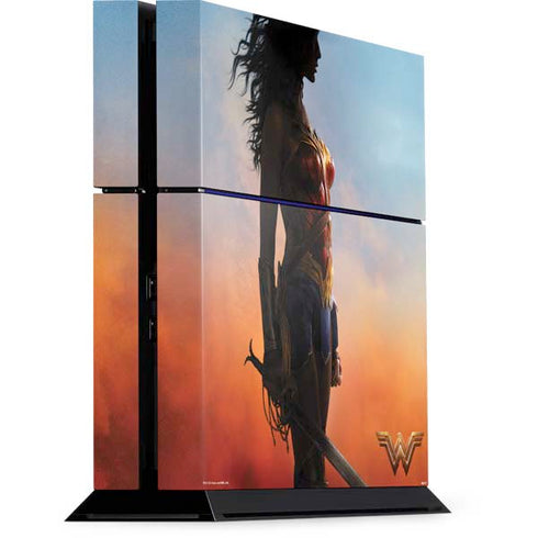 DC Comics Wonder Woman Movie Poster Stance Pose PS4 Console Skin